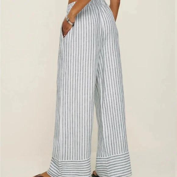 Reformation Fernando Linen Wide Leg Pant - Picture 2 of 4